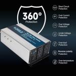 WZRELB 1800W Pure Sine Wave Power Inverter
