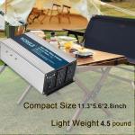 WZRELB 1800W Pure Sine Wave Power Inverter