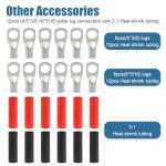 15FT Red & Black 6 AWG Battery Power Cable