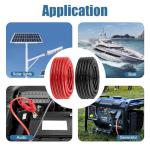 15FT Red & Black 6 AWG Battery Power Cable