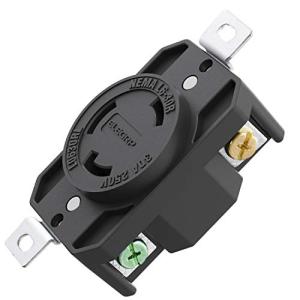 ELEGRP 30Amp Twist Lock Receptacle for Generators