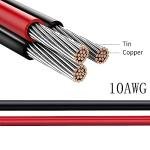 ZkeeShop 10AWG XT90 Solar Connector Cable 4.92FT