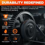 PIX A61/4L630 Heavy-Duty V-Belt for Generators