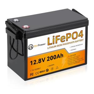 BtrPower 12V 200Ah Lithium Battery for Energy Storage