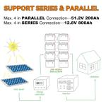 BtrPower 12V 200Ah Lithium Battery for Energy Storage