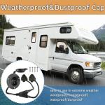 15A NEMA 5-15 Shore Power Plug with Extension Cable