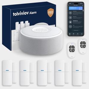 Tolviviov WiFi Smart Home Alarm System Kit