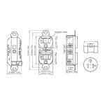 Garosa Industrial 20A Double Plug Generator Socket
