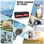 600Ah 12V LiFePO4 Battery with 200A BMS