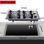 Tymetik 12" Dual Fuel 2-Burner Cooktop