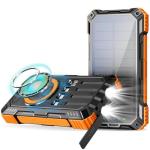 Zeuboary 49800mAh Solar Power Bank with Wireless Charging