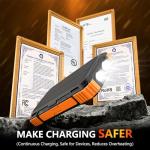 Zeuboary 49800mAh Solar Power Bank with Wireless Charging