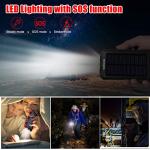 20000mAh Waterproof Solar Power Bank for Camping