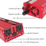 Cantonape 1000W/2000W Power Inverter with USB Adapter