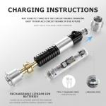 App-Controlled OBW Dueling Lightsaber with Sounds and Colors