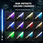 App-Controlled OBW Dueling Lightsaber with Sounds and Colors