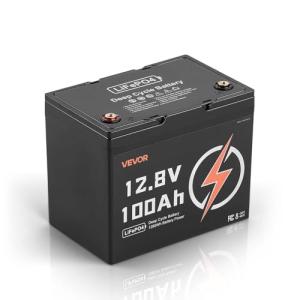 VEVOR 12V 100Ah LiFePO4 Battery for Home Energy