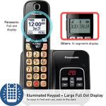 Panasonic Cordless Phone with Answering Machine and Call Block