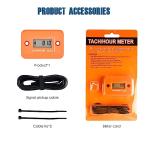 Runleader Mini Digital Tach Hour Meter for Engines