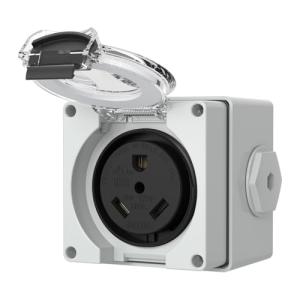 STARELO 30Amp Outdoor RV Power Outlet Box