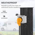 STARELO 30Amp Outdoor RV Power Outlet Box