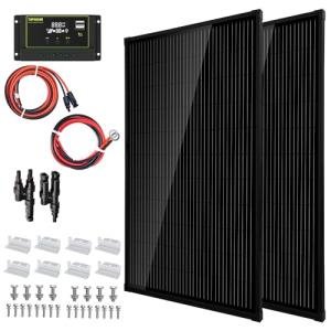 Topsolar 340W Solar Panel Kit for Off-Grid Use