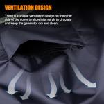 Waterproof Generator Cover with Reflective Strips 32x24x24