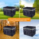 Waterproof Generator Cover with Reflective Strips 32x24x24