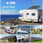 100W Solar Panel Kit with Charge Controller and Mounts