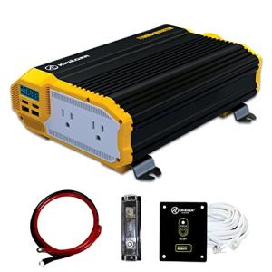 Krieger 1100 Watt 12V Power Inverter with Kit