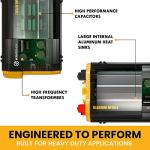 Krieger 1100 Watt 12V Power Inverter with Kit