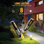EBL 1100mAh Rechargeable Solar AA Batteries Pack 20