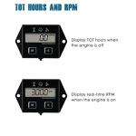 Runleader Digital Timer Tachometer for Equipment