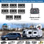 Rohent Wireless HD Backup Camera System for RVs