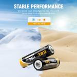 EBL 1100mAh Rechargeable Solar AA Batteries Pack 20