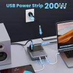 12-in-1 USB C Charging Station with 5ft Cord