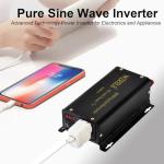 WZRELB 300W Pure Sine Wave Inverter with Display