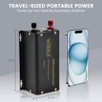 WZRELB 300W Pure Sine Wave Inverter with Display
