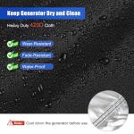 DuroMax XP-Series Generator Waterproof Cover – 31x30x25 Inch