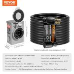 VEVOR 30 Amp Generator Cord and Inlet Box Kit