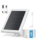 Solar Panel Charger for Ring Cameras - White