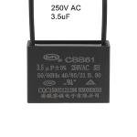 CBB61 3.5uF 250V AC Fan Capacitor - 3 Pack