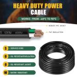 75ft 10/3 Portable Power Cable for Generators