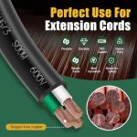 75ft 10/3 Portable Power Cable for Generators