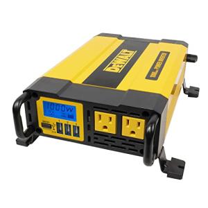 DEWALT 1000W Car Power Inverter with LCD Display