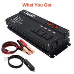 1000W Car Power Inverter with USB and Outlets