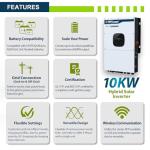 ExpertPower 10KW Hybrid Solar Inverter with WiFi