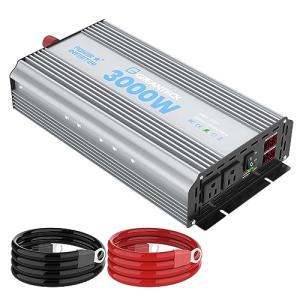 3000 Watt Power Inverter, DC 12V to AC 120V