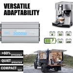 3000 Watt Power Inverter, DC 12V to AC 120V