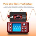 1500W Pure Sine Wave Inverter with LCD Display